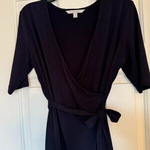 V neck wrap with tie